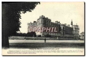 Old Postcard Saint Germain En Laye castle