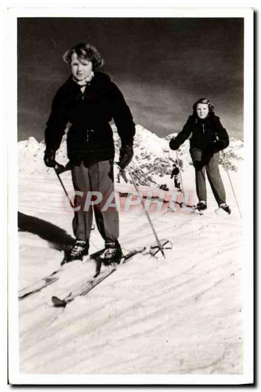 Postcard Modern Sports d & # 39hiver Ski Sankt Amon December 1950