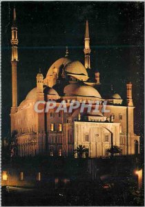 Postcard Modern Cairo Sound and Light near the Mosque Mohamed Aly