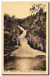 Old Postcard Mortain Vallee Cance Great Cascade