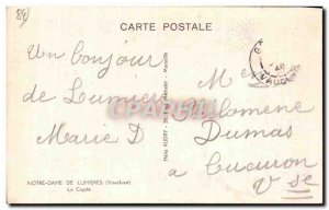 Old Postcard Notre Dame De Lumieres The Crypt