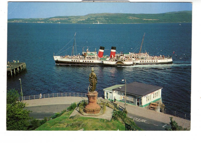 Paddle Steamer, Waverley at Dunoon, England Used 1997