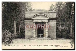 Old Postcard Rambouillet Park La Laiterie Marie Antoinette Monument