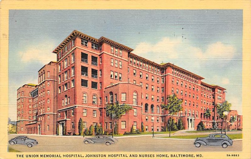 The Union Memorial Hospital, Johnston Hospital and Nurses Home 1942 