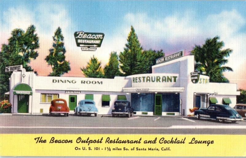 Beacon Putpost Restuarant Cocktail Lounge, US 101, Santa Maria CA z6