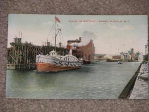 Scene in Buffalo Harbor, Buffalo, N.Y., Early 1900`s