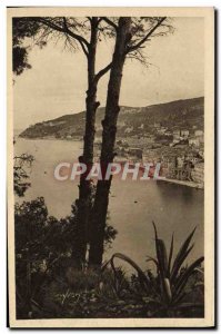 Old Postcard Villefranche View of the Bay