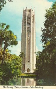 The Singing Tower Mountain Lake Sanctuary Lake Wales Florida Vintage Postcard