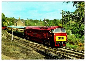 Western Courier Diesel British Railway Train, Highley Station, England