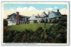 1921 Exterior Manor Building Land Of The Sky Asheville North Carolina Postcard