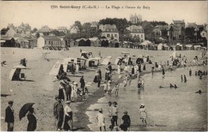 CPA AK Saint-Quay La Plage a l'heure du Bain FRANCE (1139331)