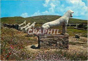 Modern Postcard Delos The Terrace of the Lions