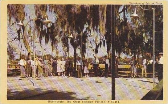 Florida Shuffleboard The Great Floridian Pastime