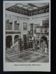 DOLL'S HOUSE Titania's Palace HALL OF THE FAIRY KISS (Staircase) - Old Postcard