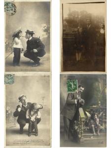 MEN, MALE + CHILD HOMMES & L'ENFANT GLAMOUR 37 REAL PHOTO CPA 