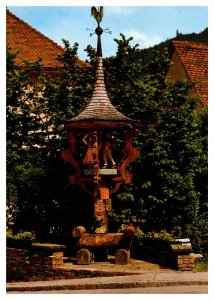 Postcard Austria  Erzerzog-Johann-Brunnen in Kindberg in Murtzal