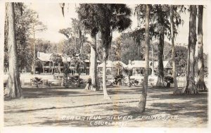 RPPC BEAUTIFUL SILVER SPRINGS FLORIDA DOUBLEDAY REAL PHOTO POSTCARD 1935