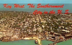 Southernmost City in the USA Aerial View Key West FL 