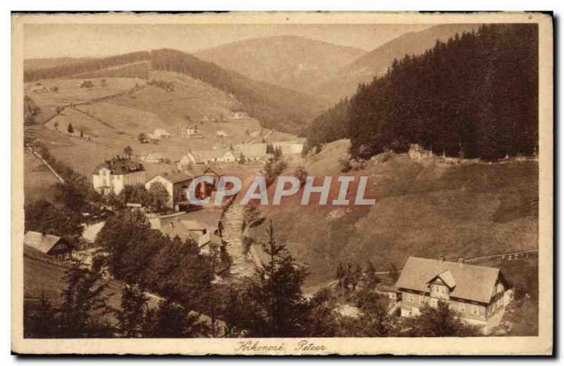 VINTAGE POSTCARD Krkonose Petcer