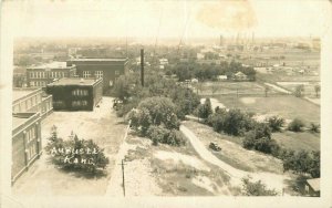 Kansas Augusta Oil Refinery 1940s RPPC Photo Postcard 22-5410