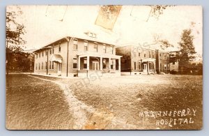 J99/ Martins Ferry Ohio RPPC Postcard c1910 Hospital Building  237