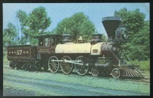 3 Train Postcards B&O RR Thatcher Perkins William Mason Wilmington & Western