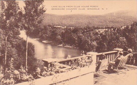 Lake Ellis From Club House Porch Berkshre Country Club Wingdale New York Artvue