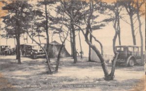 Mashpee Massachusetts Poponessett Beach, B/W Photo Print Vintage Postcard U14167
