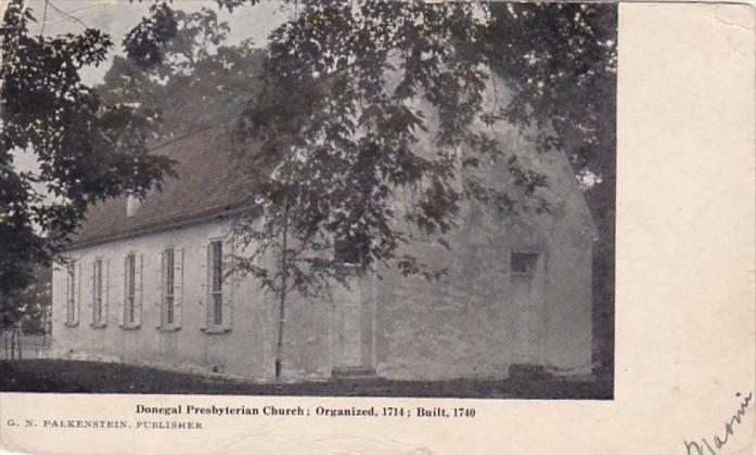 Pennsylvania Lancaster Donegal Presbyterian Church 1915