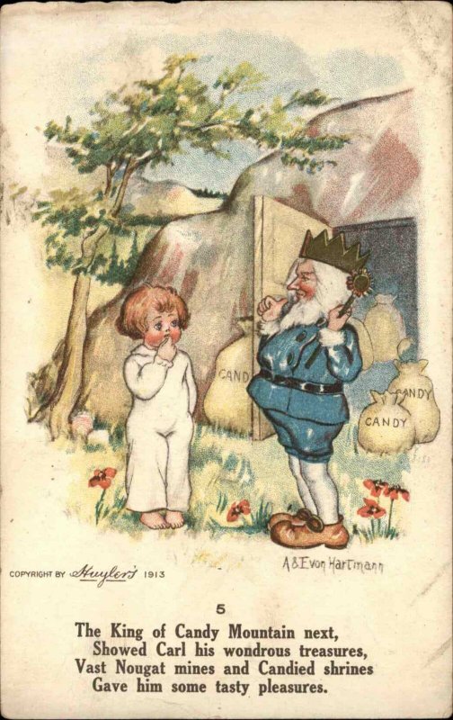 Huyler's Candy Advertising Nursery Rhyme King Candy Mountain Von Hartmann 