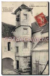 Postcard Old Vesoul Tower ambassador Simon Renard