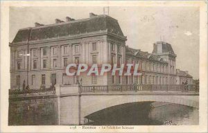 Old Postcard Rennes The Palace of Science
