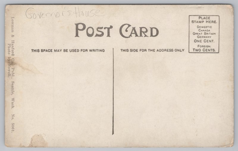 State View~Courthouse @ Juneau Alaska~Vintage Postcard