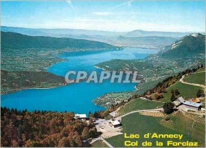 Modern Postcard Lake Annecy (Haute Savoie) View from the Col de la Forclaz