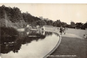 uk48252 connaught park lake dover real photo uk