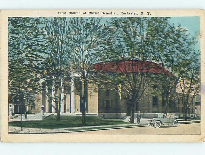 Unused W-Border CHURCH SCENE Rochester New York NY hs7398