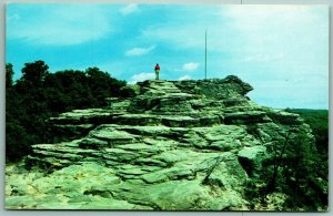 Castle Rock on Black Hawk Trail Oregon OR UNP Chrome Postcard I6