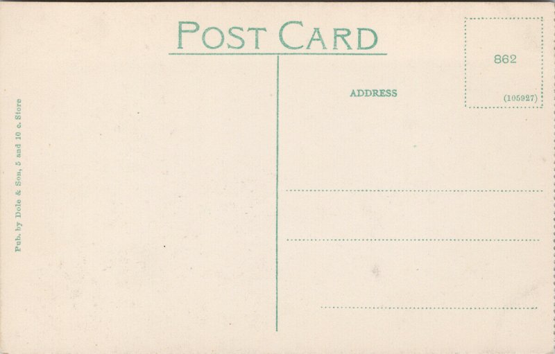 North Bay Ontario Pacific Hotel Unused Dole & Son Postcard E87