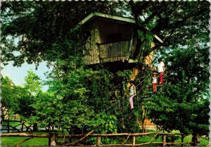 Tree House Zamboanga Philippines Postcard PC70