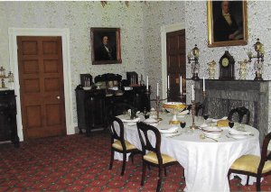 President James Buchanan's Dining Room Wheatland Lancaster Pennsylvania 4 by 6