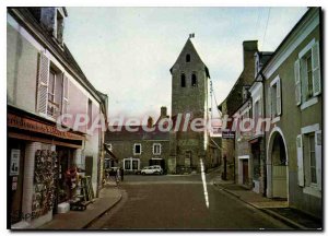 Postcard Modern Because Sarthe Tour of the old church