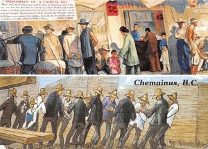 BR99033 chemainus b c postcard canada the chinese