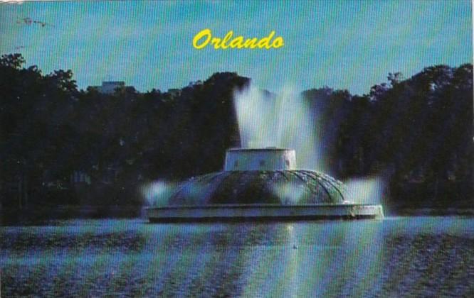 Florida Orlando Lake Eola Fountain