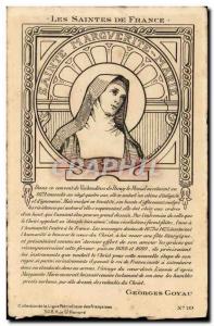 Old Postcard The holy Surname of France Saint Margaret Mary