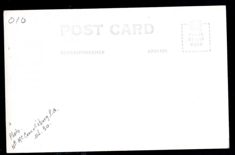 PA McConnellsburg View from Scrub Ridge to Cove Mt West U.S. 30 EKC RPPC