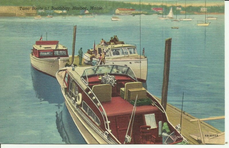 Tuna Boats at Boothbay Harbor, Maine