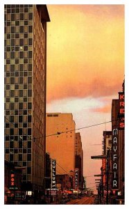 Postcard SHOPS SCENE Dallas Texas TX AS8483