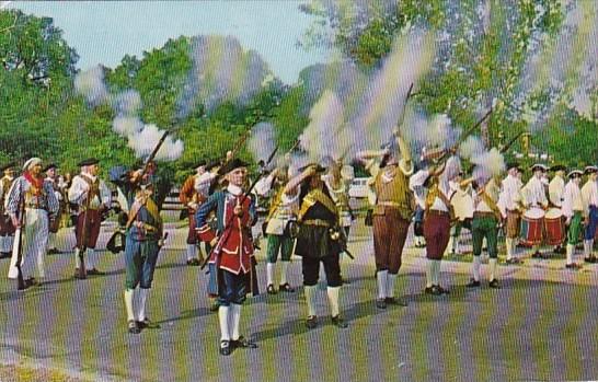 Colonal Militia Williamsburg Virginia 1973