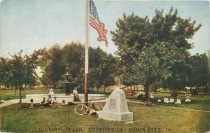 C-1910 Iowa Sioux City Children's Park Smithvilla Postcard Simplicity  22-11149