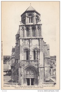 VIENNE, Isere, France, 1900-1910's; Poitiers, L'Eglise Sainte-Radegonde, Cloc...